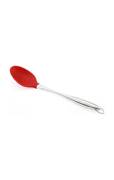 Ün-ev 057 Metal Saplı Kırmızı Silikon Kaşık Ün-ev 057 Metal Saplı Kırmızı Silikon Kaşık