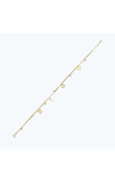 Altınbaş Altın Sallantılı Zincir Halhal Ahlh010-ybr-25842 Çok Renkli Altınbaş Altın Sallantılı Zincir Halhal Ahlh010-ybr-25842 Çok Renkli