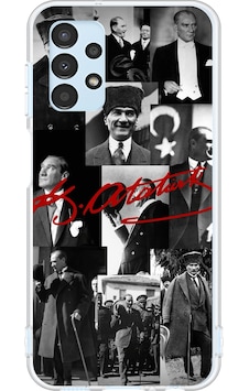Samsung Galaxy A13 Uyumlu Kırmızı Mustafa Kemal Atatürk İmza Baskılı Silikon Kılıf Renkli Samsung Galaxy A13 Uyumlu Kırmızı Mustafa Kemal Atatürk İmza Baskılı Silikon Kılıf Renkli