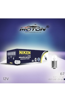 Niken 67 Ampul 12v R5w Ba15s 10'lu Niken 67 Ampul 12v R5w Ba15s 10'lu