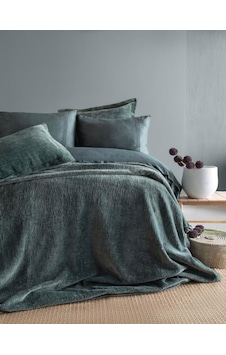 Apricitas Home Paris Yeşil Yatak Örtülü Nevresim Set Çift Kişilik Yeşil