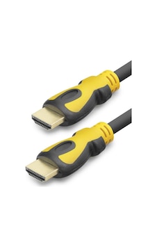 Hdmi Kablo 14+1 Od 7.0 Mm 12.9 M - Siyah Sarı Xy6005 Hdmi Kablo 14+1 Od 7.0 Mm 12.9 M - Siyah Sarı Xy6005