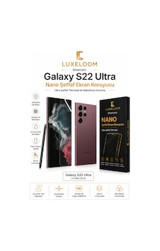Luxelloom Samsung Uyumlu Galaxy S22 Ultra Nano Şeffaf Ekran Koruyucu Luxelloom Samsung Uyumlu Galaxy S22 Ultra Nano Şeffaf Ekran Koruyucu