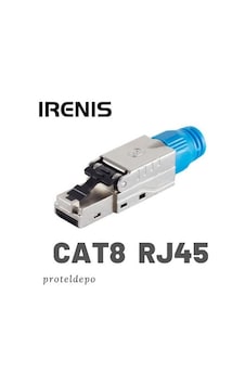 Irenıs Cat8 Rj45 Aletsiz Montaj Tipi Konnektör. Cat8. Cat7 Kablo Irenıs Cat8 Rj45 Aletsiz Montaj Tipi Konnektör. Cat8. Cat7 Kablo
