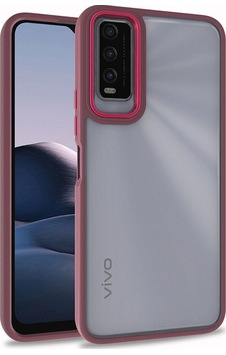 Vivo Y11s Kılıf Zore Flora Kapak Kırmızı Vivo Y11s Kılıf Zore Flora Kapak Kırmızı