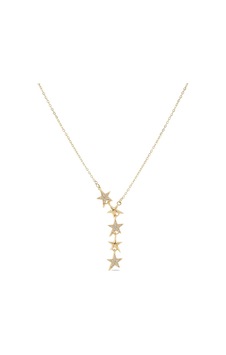 2em Konsept Vıp Çelik Gold Sıralı Yıldız Sarkıtlı Y Model Kolye Kararmaz Alerji Yapmaz 45 Cm 2em Konsept Vıp Çelik Gold Sıralı Yıldız Sarkıtlı Y Model Kolye Kararmaz Alerji Yapmaz 45 Cm