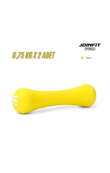 Joinfit Vinyl Neopren Dambıl Seti 0,75 Kg X 2 Adet Sarı