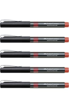 Faber-castell 5405 İğne Uçlu Roller Kalem 0.5 Mm Kırmızı 5 Adet Faber-castell 5405 İğne Uçlu Roller Kalem 0.5 Mm Kırmızı 5 Adet