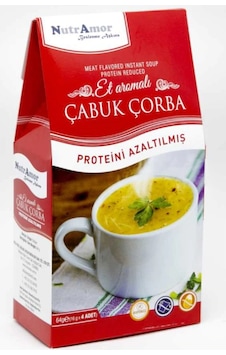 NutrAmor Glutensiz Et Aromalı Çabuk Çorba 64 G NutrAmor Glutensiz Et Aromalı Çabuk Çorba 64 G