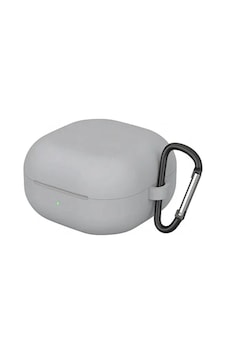Samsung Galaxy Buds 4 / 4 Pro Uyumlu Kılıf Askılı Mat Silikon Ürün Kulaklık Değildir Gri