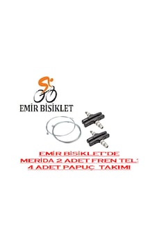 Merida Bisiklet Fren Teli & 4 Pabuç Seti Takımı Merida Bisiklet Fren Teli & 4 Pabuç Seti Takımı