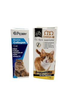 Perry Kediler İçin Biotin Collagen 50 ML + Omegavitpro Perry Kediler İçin Biotin Collagen 50 ML + Omegavitpro