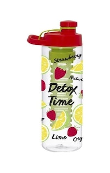 Herevin Çilek Desenli 650 Ml Infuserli Suluk Matara Vidalı Kapak Herevin Çilek Desenli 650 Ml Infuserli Suluk Matara Vidalı Kapak