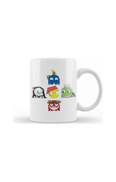 Christmas Ghosts Of Games Past Pac Man Kupa Bardak Porselen Karışık