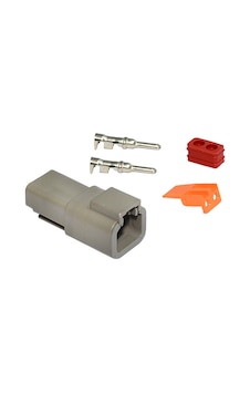 Soket 2 Pin Erkek Tesisat Deutz İş Makinası Dtm06-2s