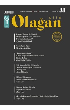 Olağan Şiir 31.Sayı Mart-Nisan 2023