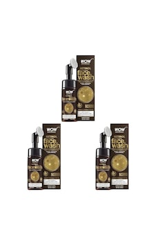 Wow Skin Retinol Yüz Temizleme Köpüğü Ve Dahili Fırça-ince Çizgiler, Lekeler Bakım Yüzde Doksan Sekiz, Bir Doğal İçerik Vegan 150ml 3 Paketi