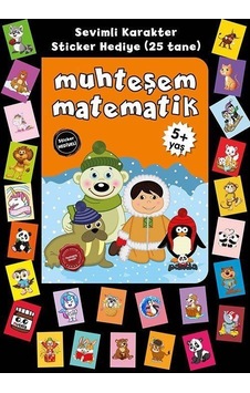 Muhteşem Matematik - Stickerlı 5+ Yaş - Afife Çoruk - Panda Muhteşem Matematik - Stickerlı 5+ Yaş - Afife Çoruk - Panda