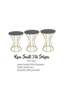 Brc KUM SAATİ ZİGON Düz SİYAH Desen Metal transmisyon Çelik GOLD Renk Kaplama El yapım