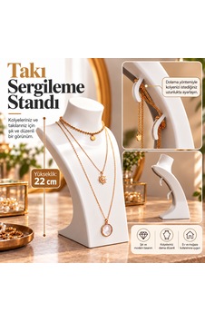 Modern Koye Sergileme Standı Kolye Düzenleyici Ve Takı Büstü