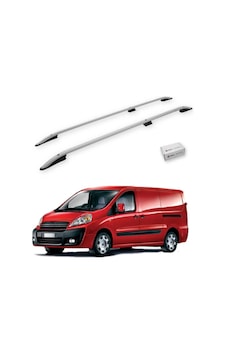 Turtle Fiat Scudo Mk2 2006-2016 / Uzun Şasi Tavan Çıtası Crown Gri