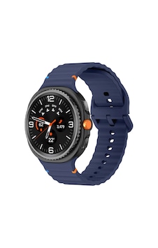 Forzacase Samsung Galaxy Watch 8 Classic / 40 / 44 Mm İle Uyumlu Wavy Style Tokalı Silikon Kordon Kayış - Fc1214