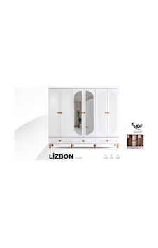 Lizbon Mdf 6 Kapılı Dolap Lizbon Mdf 6 Kapılı Dolap