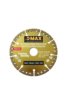 Dmax Çok Amaçlı Metal Kesme Diski 115 X 22.23mm Dmax Çok Amaçlı Metal Kesme Diski 115 X 22.23mm