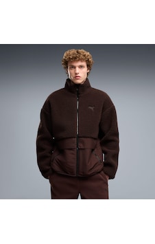 Puma Hybrid Erkek Kahverengi Polar Ceket 694562-33 Puma Hybrid Erkek Kahverengi Polar Ceket 694562-33