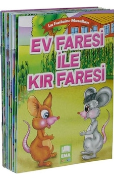 La Fontaine Masalları Küçük Boy 10 Kitap Takım - Jean de la Fontaine - Ema Çocuk