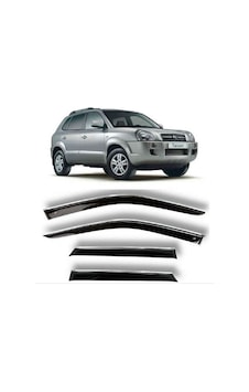 Hyundai Tucson 2004 2014 Kromlu Cam Rüzgarlığı