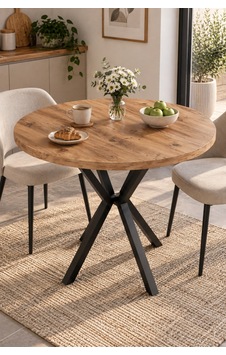 Sulorahome Yuvarlak Mutfak Masası Atlantik Kahverengi 90 Cm Atlantik - Çam Sulorahome Yuvarlak Mutfak Masası Atlantik Kahverengi 90 Cm Atlantik - Çam