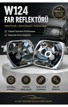 W124 Far Reflektör Sağ-sol W124 Far Reflektör Sağ-sol