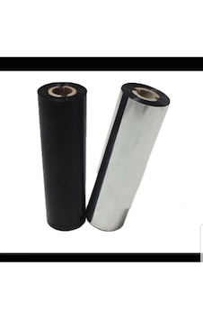 Aysan Etiket Wax Ribon 110mm X 74 Metre Siyah Ribon