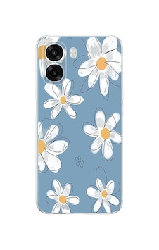 Oppo A6t - A6x Uyumlu Mavi Papatya Bahçesi Baskılı Silikon Kılıf Renkli Oppo A6t - A6x Uyumlu Mavi Papatya Bahçesi Baskılı Silikon Kılıf Renkli