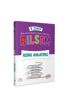 4.sınıf Bilsem Sınavına Hazırlık Konu Anlatım - Editör Yayınları 4.sınıf Bilsem Sınavına Hazırlık Konu Anlatım - Editör Yayınları