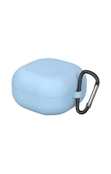 Samsung Galaxy Buds 4 / 4 Pro Uyumlu Kılıf Askılı Mat Silikon Ürün Kulaklık Değildir Mavi