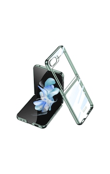Galaxy Uyumlu Z Flip 5 Kılıf Zore Kıpta Lensli Kapak Koyu Yeşil Galaxy Uyumlu Z Flip 5 Kılıf Zore Kıpta Lensli Kapak Koyu Yeşil