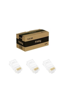 Frisby Fnw Rj4519N Rj45 Utp Konnektör 100Lü Paket Frisby Fnw Rj4519N Rj45 Utp Konnektör 100Lü Paket