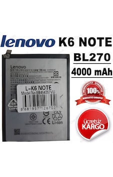 Lenovo K53A48 K6 Note Batarya Pil Bl270 Lenovo K53A48 K6 Note Batarya Pil Bl270