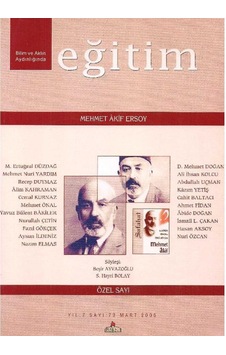 Bilim Ve Aklın Aydınlığında - Özel Sayı: Mehmet Akif Ersoy Bilim Ve Aklın Aydınlığında - Özel Sayı: Mehmet Akif Ersoy
