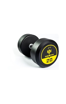 Hasgym Sport 20 Kg Kauçuk Kaplı Profesyonel Olimpik Dumbbell Dambıl