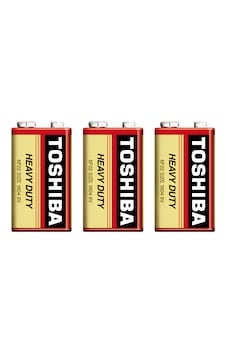 Toshiba 6F22KG 9 Volt Pil (3 Adet) Toshiba 6F22KG 9 Volt Pil (3 Adet)