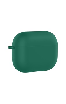 Airpods Pro 3 2025 A3063-a3064-a3065-a3122 Uyumlu Kılıf Standart Silikon Kılıf - Koyu Yeşil - T40152 Airpods Pro 3 2025 A3063-a3064-a3065-a3122 Uyumlu Kılıf Standart Silikon Kılıf - Koyu Yeşil - T40152