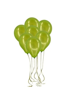 Yeşil Balon 100 Lü Helyum Metalik