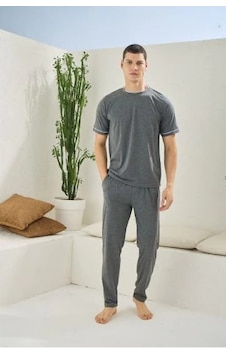 Angbutik Kocabey 2092 Erkek O.yaka Pijama Takım Antrasit Angbutik Kocabey 2092 Erkek O.yaka Pijama Takım Antrasit