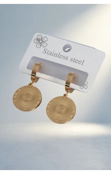 Gold Renk Detaylı Kadın Küpe Şıklık Ve Zarafet 11024558