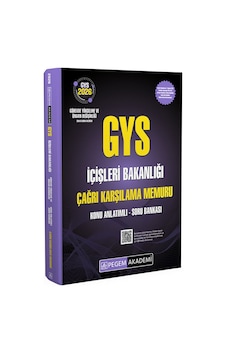 Pegem 2026 Gys İçişleri Bakanlığı Çağrı Karşılama Memuru Konu Anlatımlı Soru Bankası Görevde Yükselme Pegem Akademi Yayınları Pegem 2026 Gys İçişleri Bakanlığı Çağrı Karşılama Memuru Konu Anlatımlı Soru Bankası Görevde Yükselme Pegem Akademi Yayınları