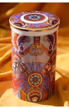 Whisper Porselen Kavanoz - 1900 Ml Çok Renkli Whisper Porselen Kavanoz - 1900 Ml Çok Renkli