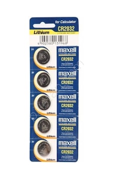 Maxell Cr2032-5 ,5 Li Kartela 3v Para Pil Maxell Cr2032-5 ,5 Li Kartela 3v Para Pil